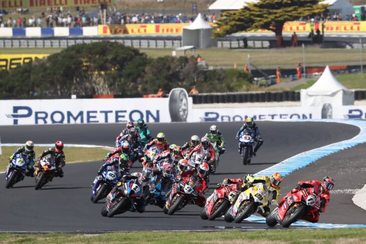 2025 Australian WorldSBK Results Bulega wins race one start