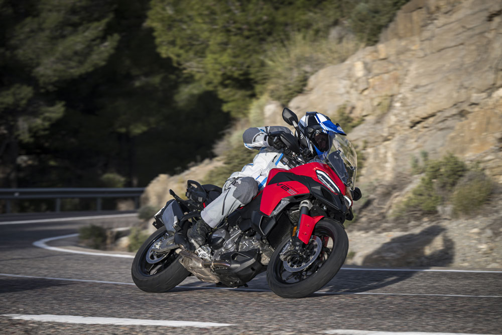 2025 Ducati Multistrada V2 S action