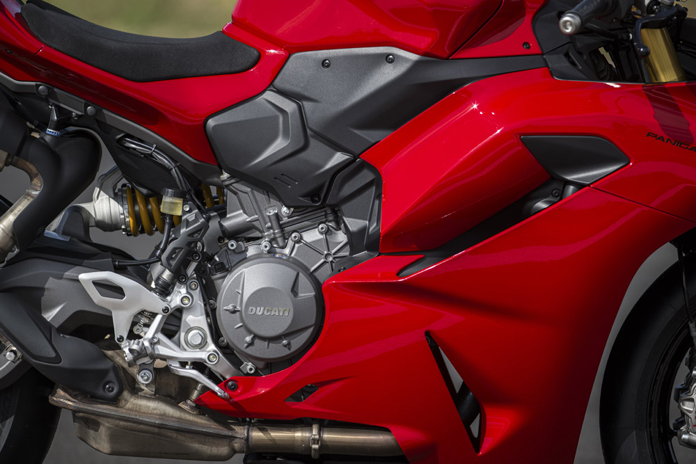 2025 Ducati Panigale V2 S L-twin motor