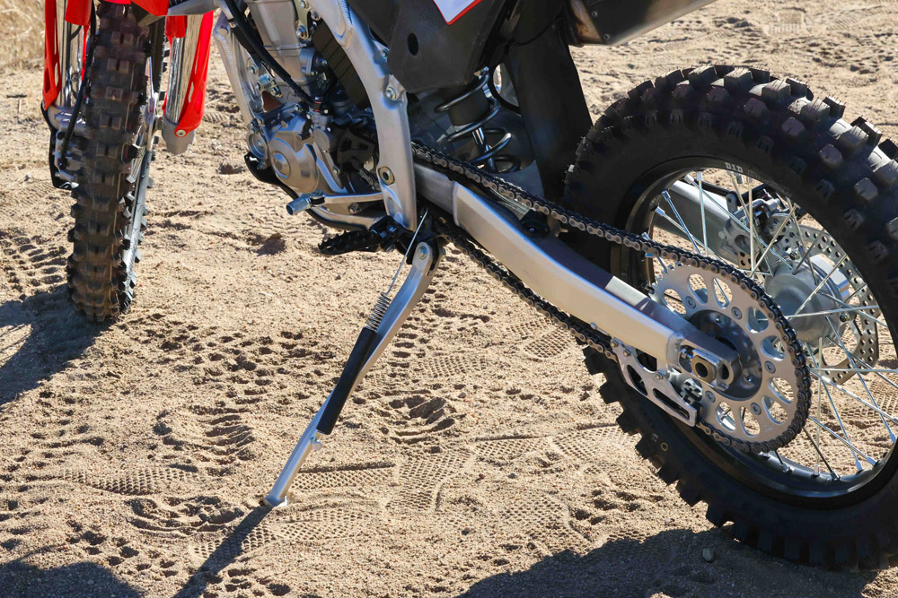 2025 Honda CRF450RX kickstand