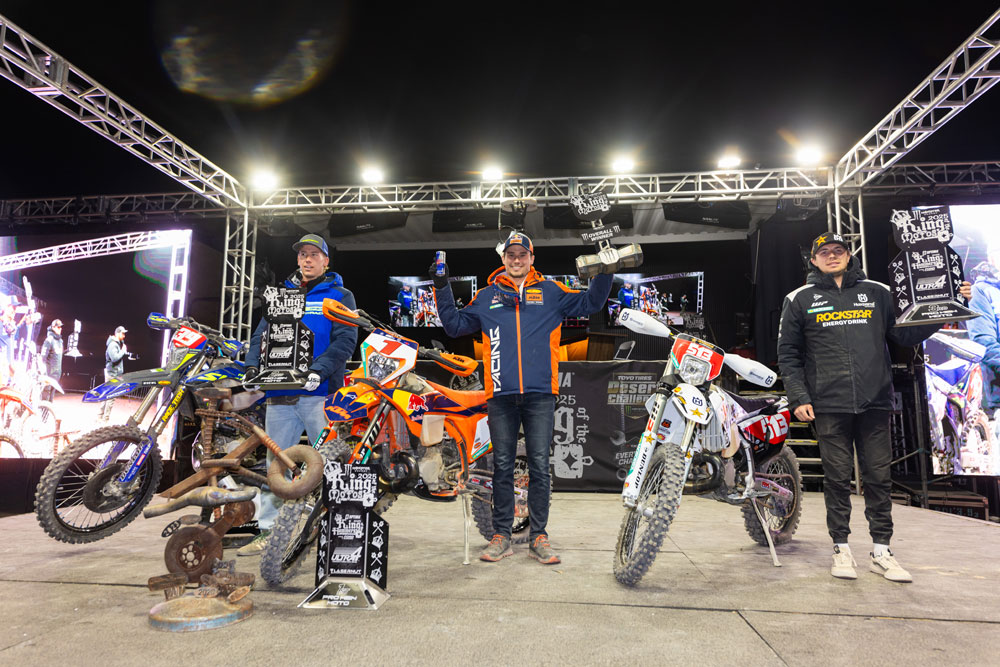 2025 King of the Motos podium