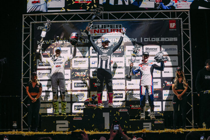 2025 Newcastle SuperEnduro Podium