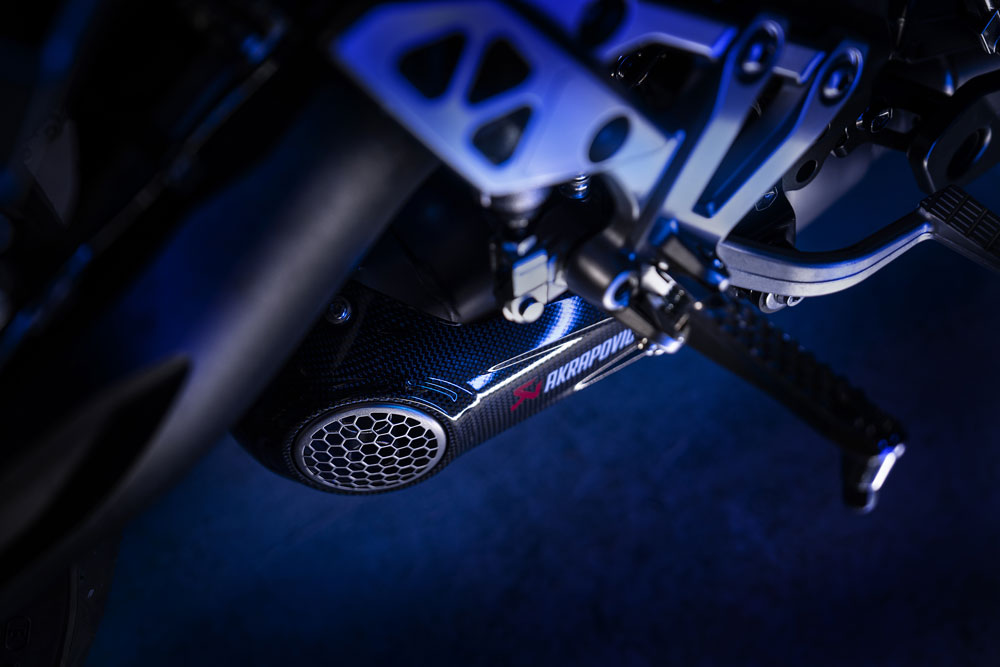 Akrapovic Racing Line Exhaust System for 2025 Suzuki GSX-8S and GSX-8R