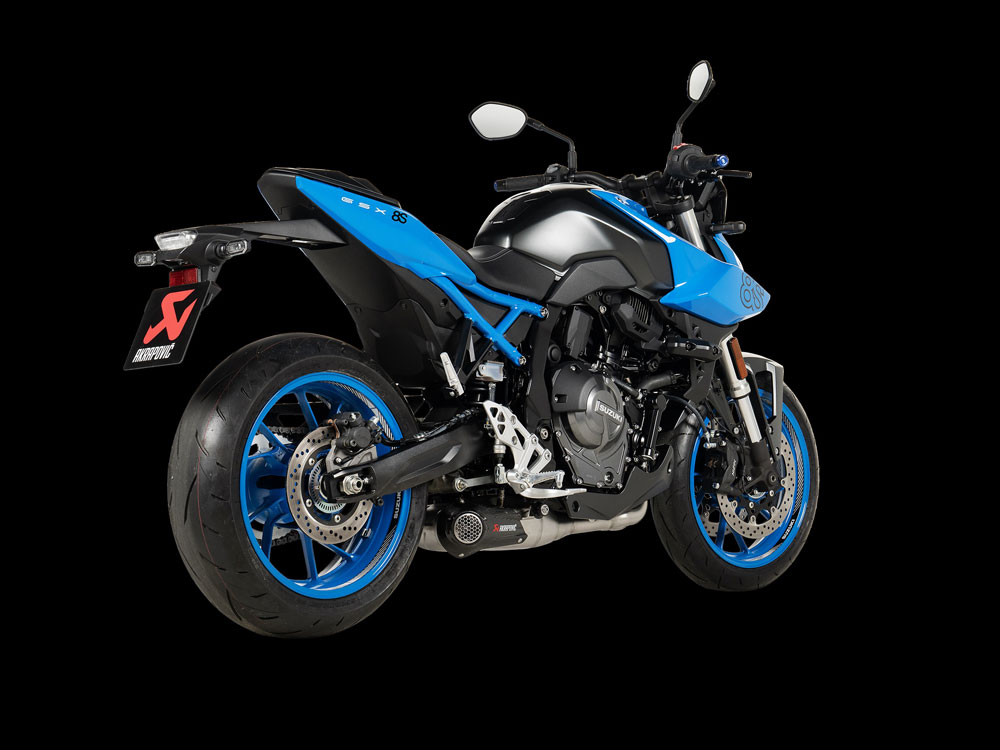 Akrapovic Racing Line Exhaust System for 2025 Suzuki GSX-8S and GSX-8R