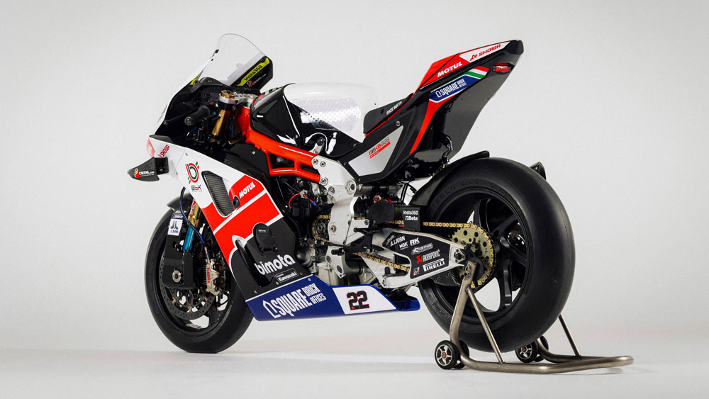 Bimota by Kawasaki Racing KB998 racebike left side