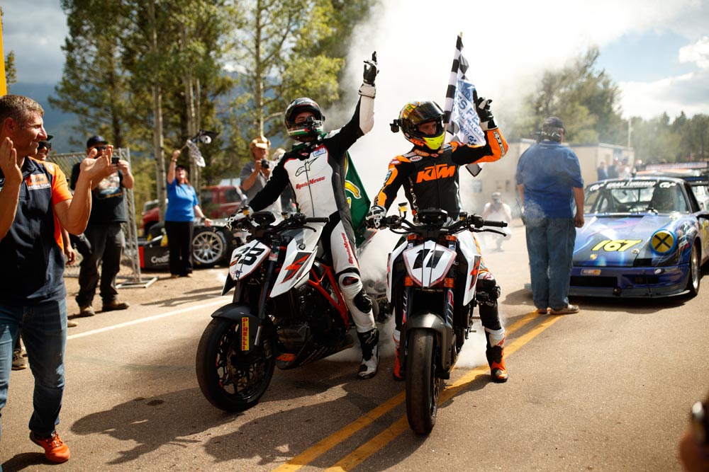 Chris Fillmore and Rennie Scaysbrook at 2017 Pikes Peak Hill Climb