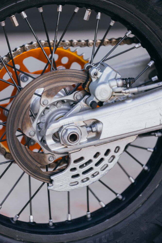DP brake on Cole Kirkpatrick’s 2024 KTM 300 XC-W