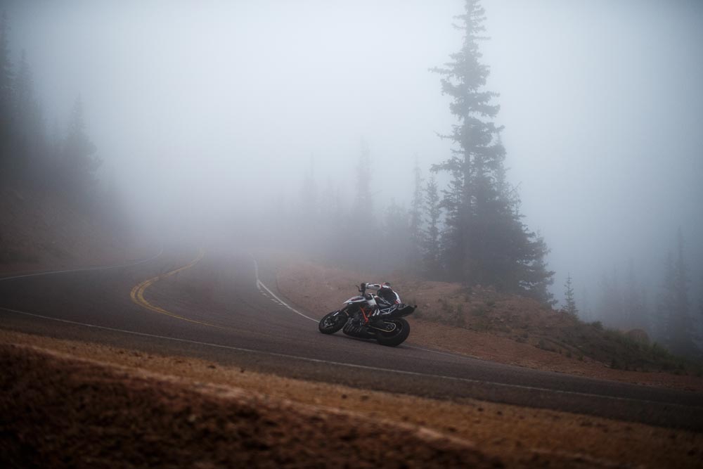 Fog at 2017 Pikes Peak Hill Climb