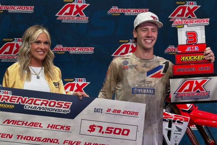 Michael Hicks at 2025 Daytona Arenacross