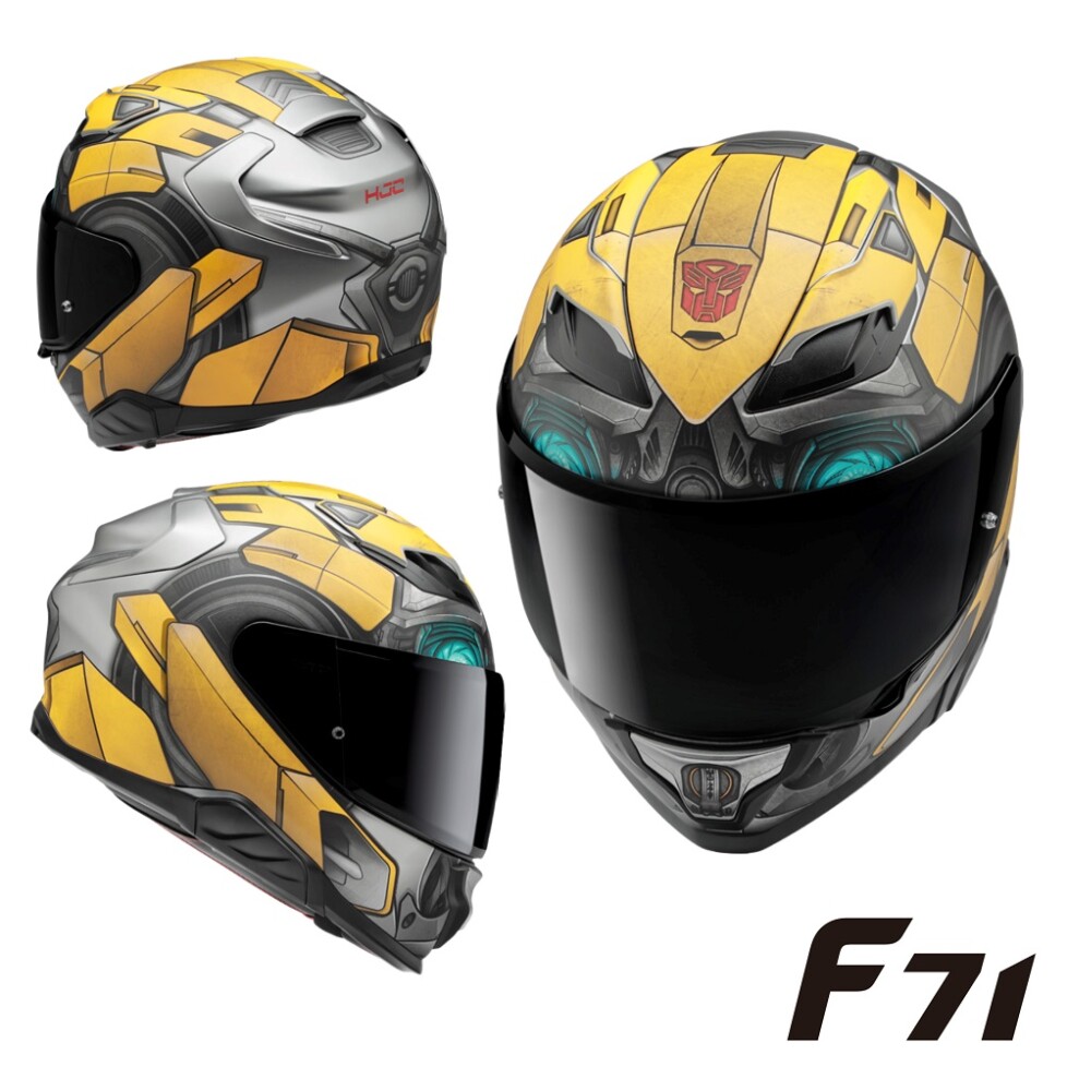 HJC F71 Transformers Bumblebee Helmet