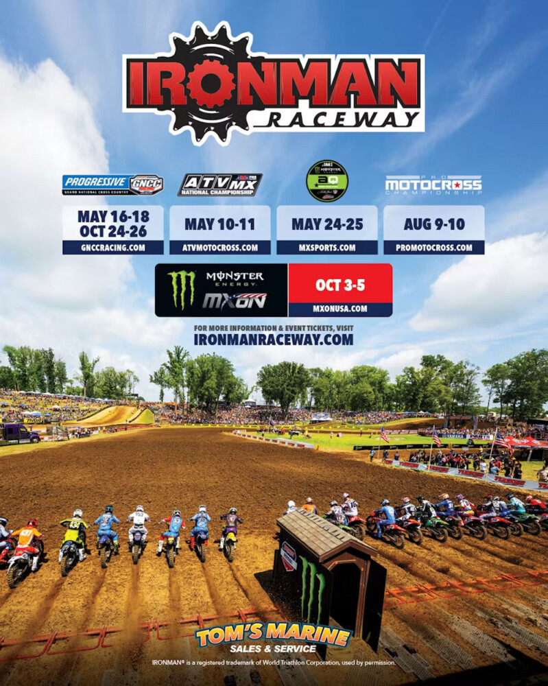 Ironman Raceway 2025 Racing Schedule