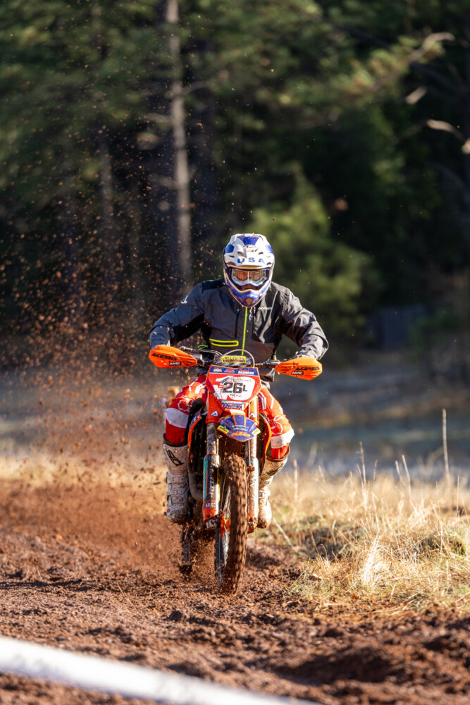 Jaden Dahners at 2025 ISDE West Qualifier