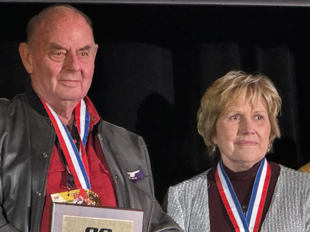 John and Rita Gregory at 2025 Trailblazers 80th HOF Banquet