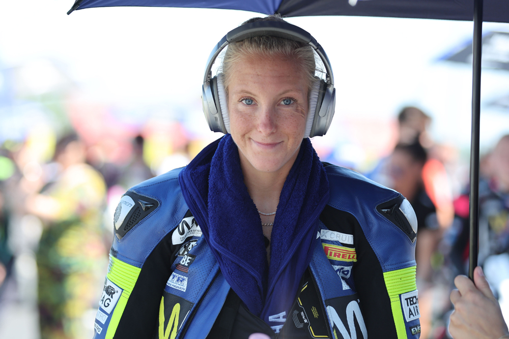 Mia Rusthen 2024 FIM WorldWCR at Misano