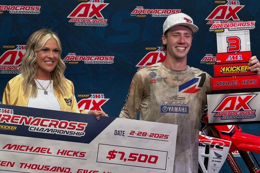 Michael Hicks at 2025 Daytona Arenacross