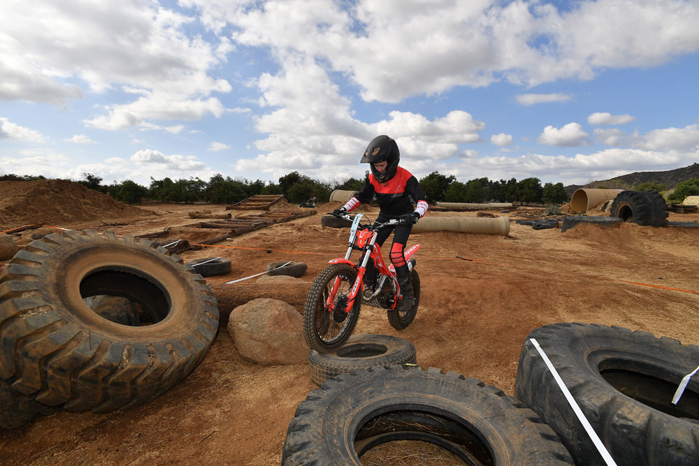 MotoTrial obstacles at Chocolate Mountain MotoTrial obstacles at Chocolate Mountain