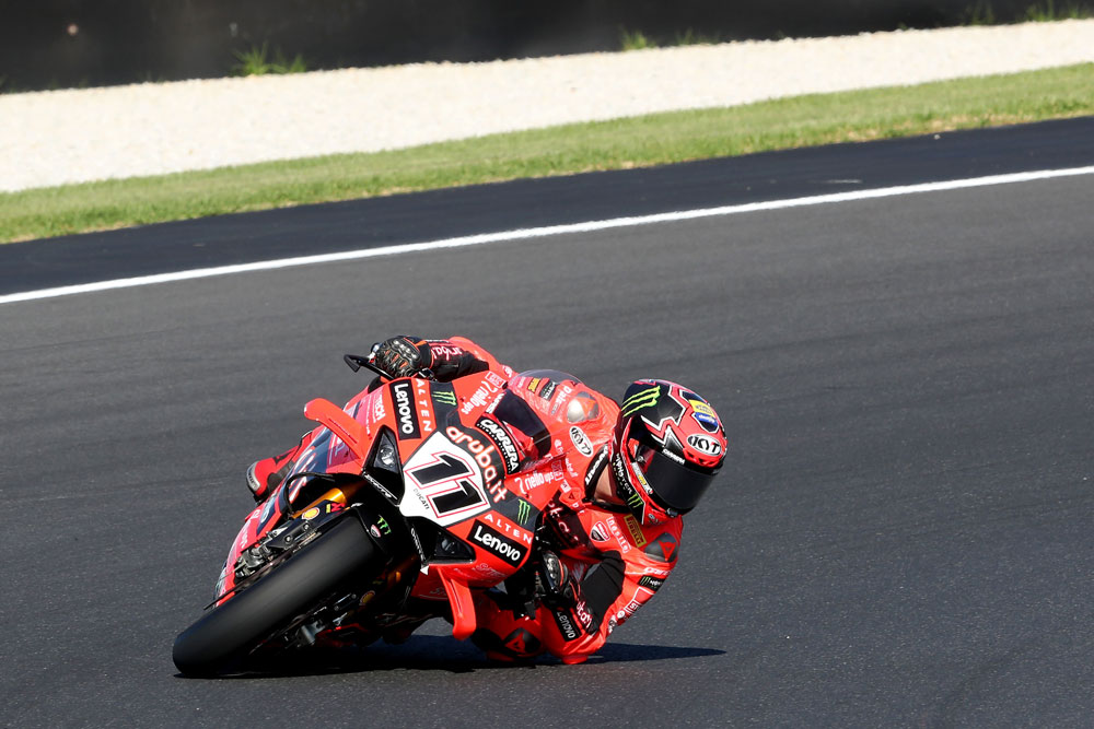Nicolo Bulega at Phillip Island WorldSBK Test