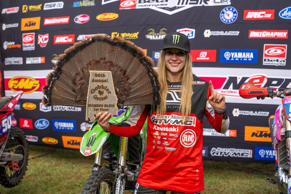 Rachael Archer at 2024 Gobbler Getter Enduro