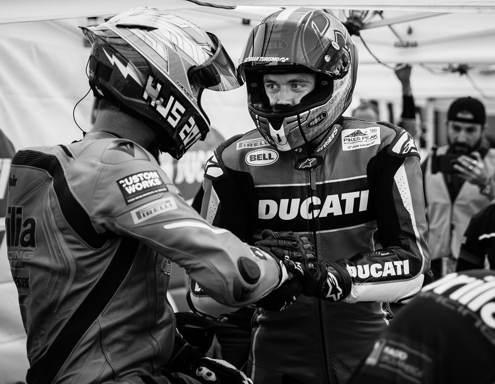 Rennie Scaysbrook and Carlin Dunne at 2019 Pikes Peak Hill Climb