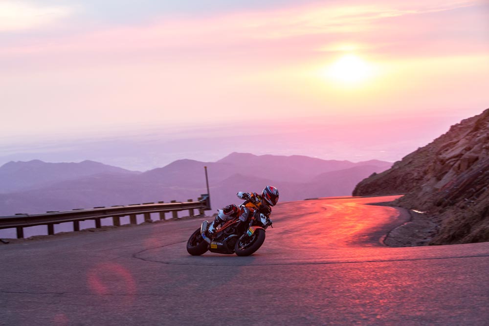 Rennie Scaysbrook at 2016 Pikes Peak Hill Climb practice