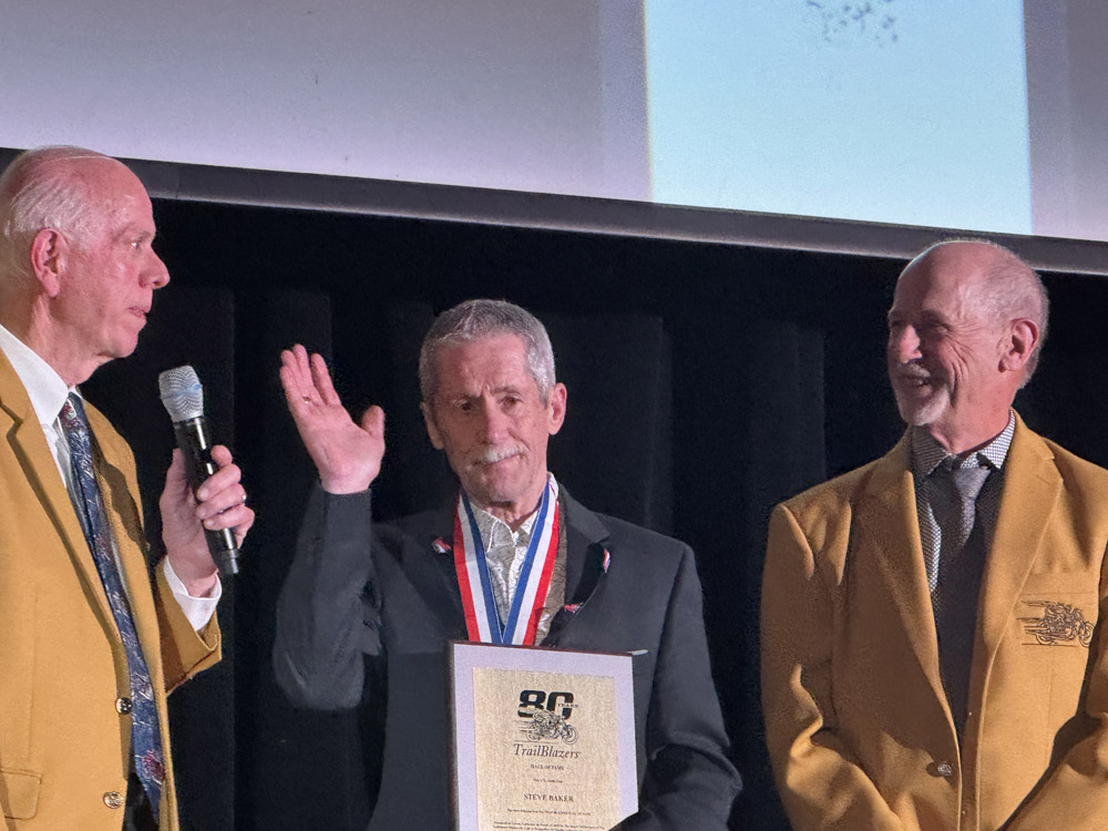Steve Baker at 2025 Trailblazers 80th HOF Banquet