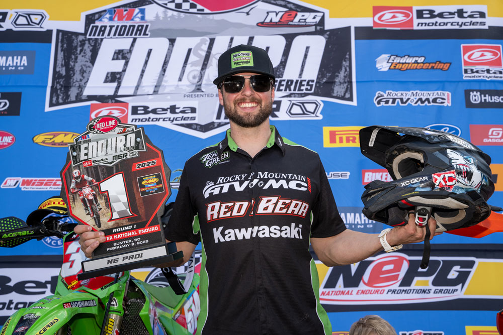 Steward Baylor Jr. at 2025 Sumter National Enduro