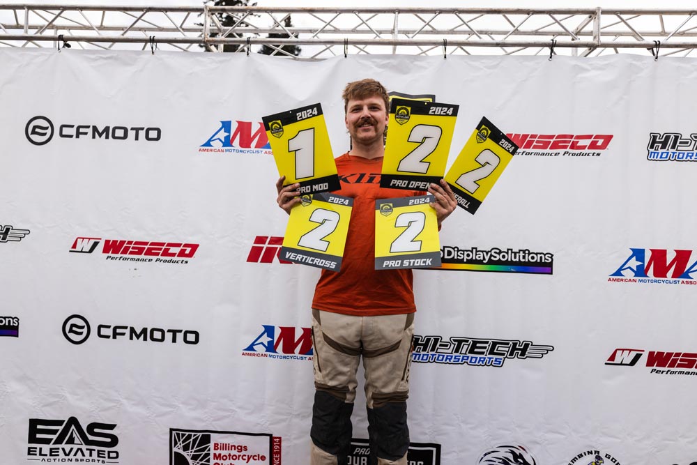 Tristan Alexander at 2024 Four Corners MotoClimb