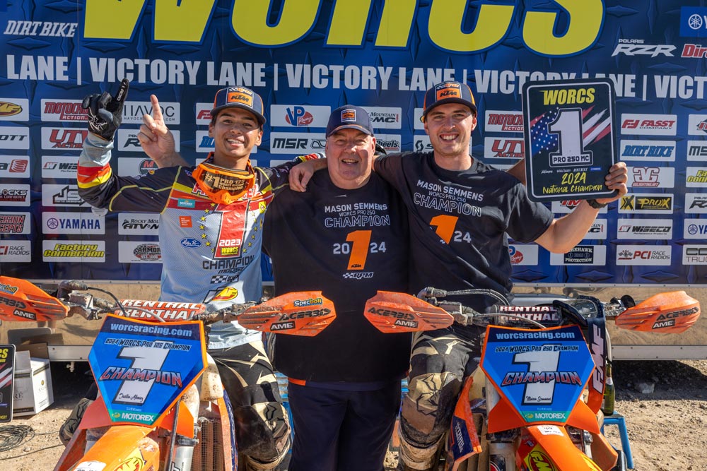 Tristun Alvarez and Mason Semmens at 2024 WORCS rnd 9