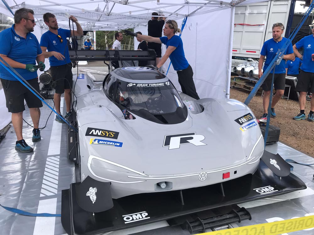 Volkswagen I.D. R prototype at 2018 Pikes Peak Hill Climb