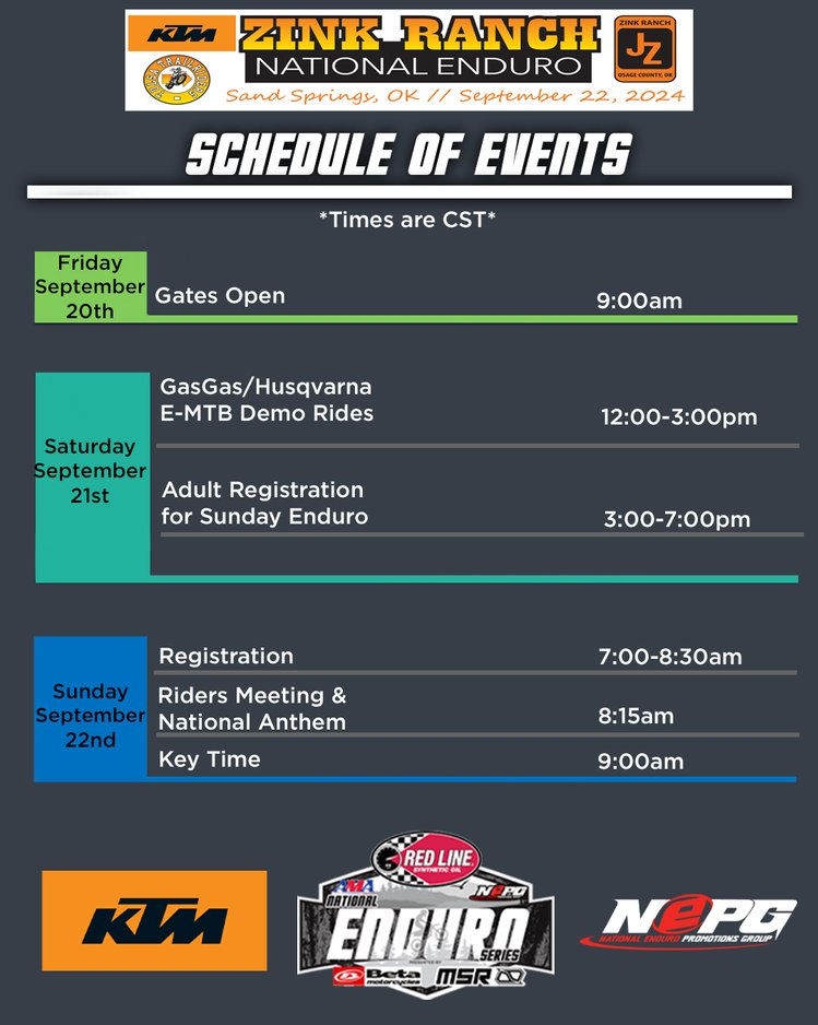 NEPG National Enduro 2024 Zink Ranch Update